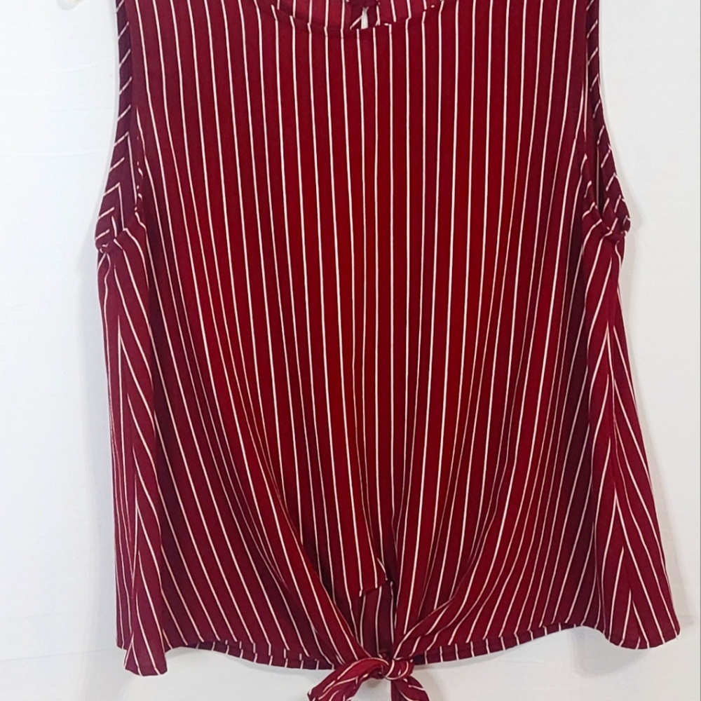 Peppermint Women's Tie Blouse Size Medium